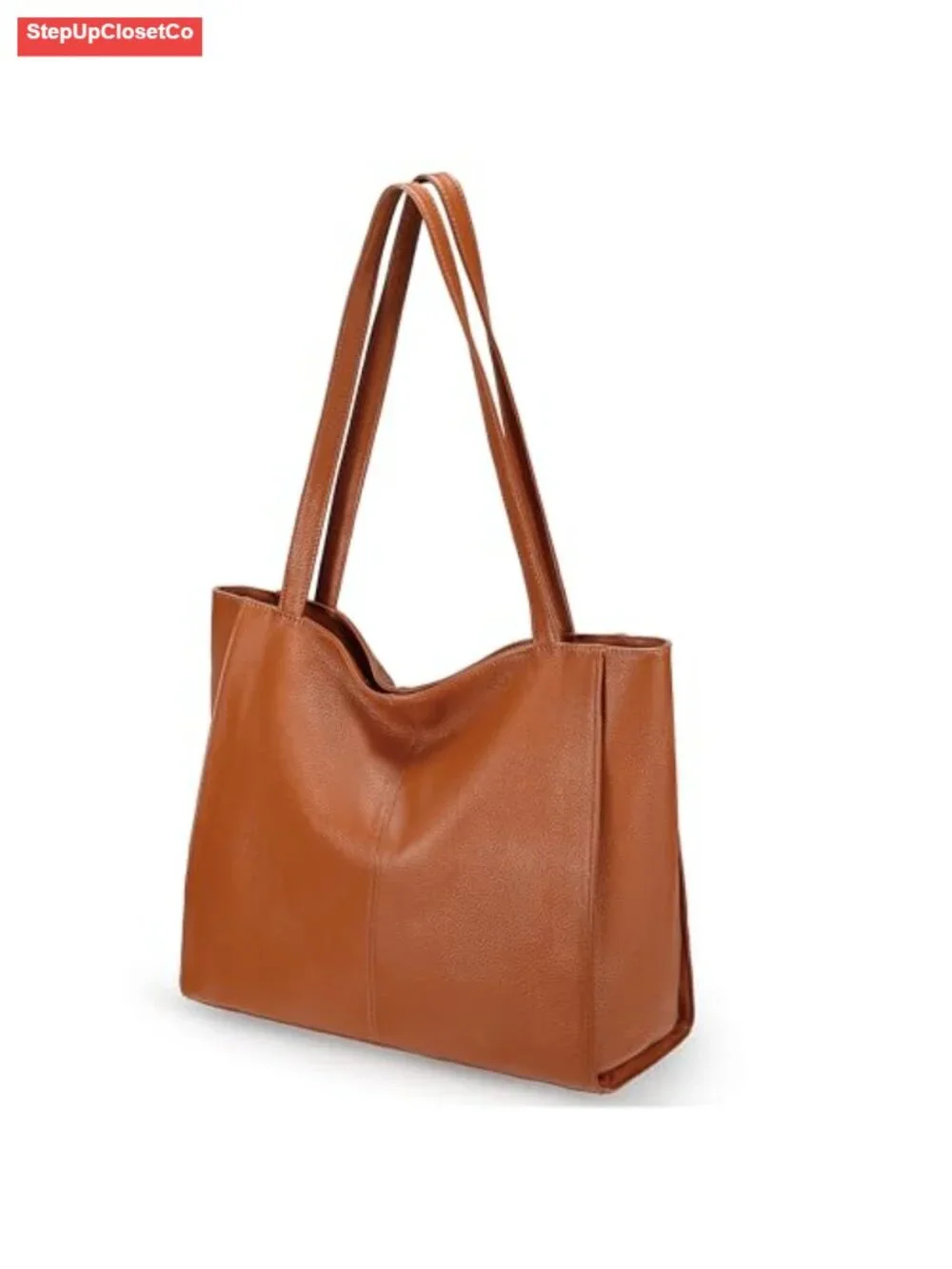 Genuine Leather Large Tote Handbag Shoulder Bag 14